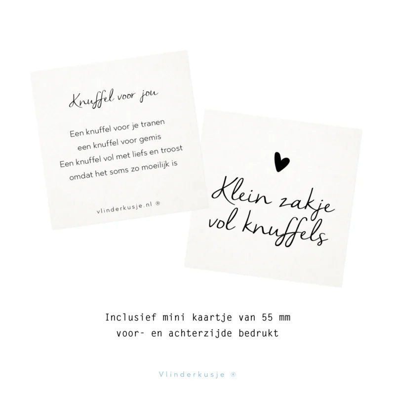 Zakje Vol Licht • Zwart