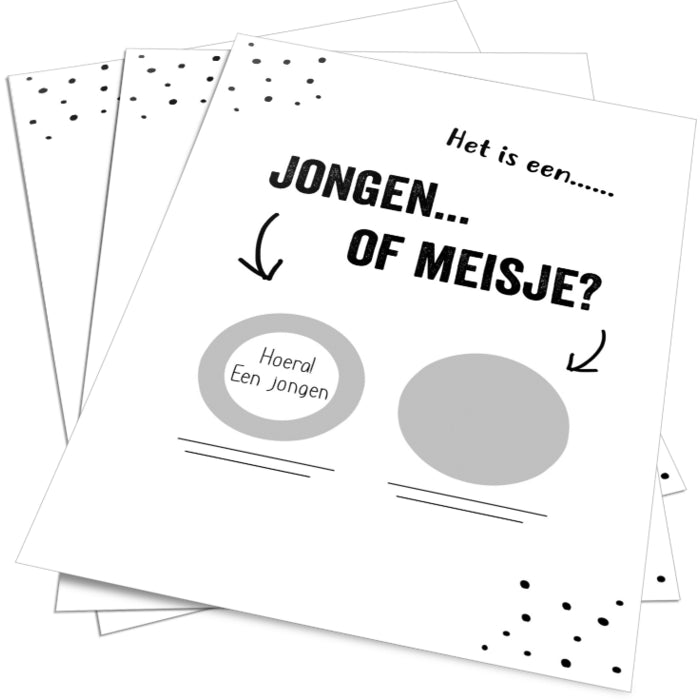 kraskaart het is een jongen gender kaart
