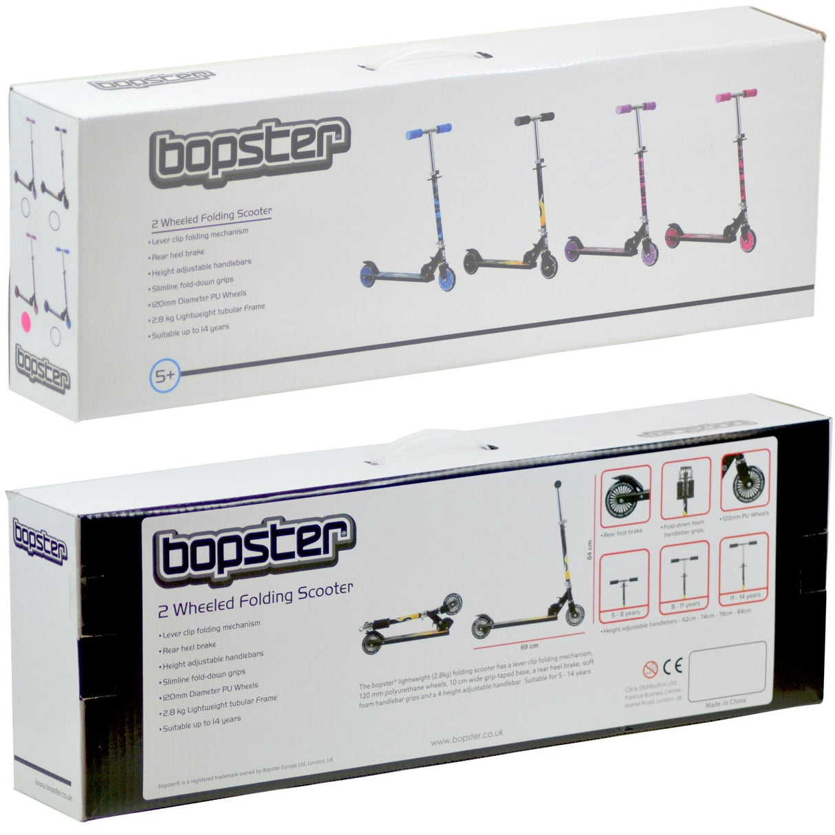 Bopster • Step • Blauwe Camouflage Design