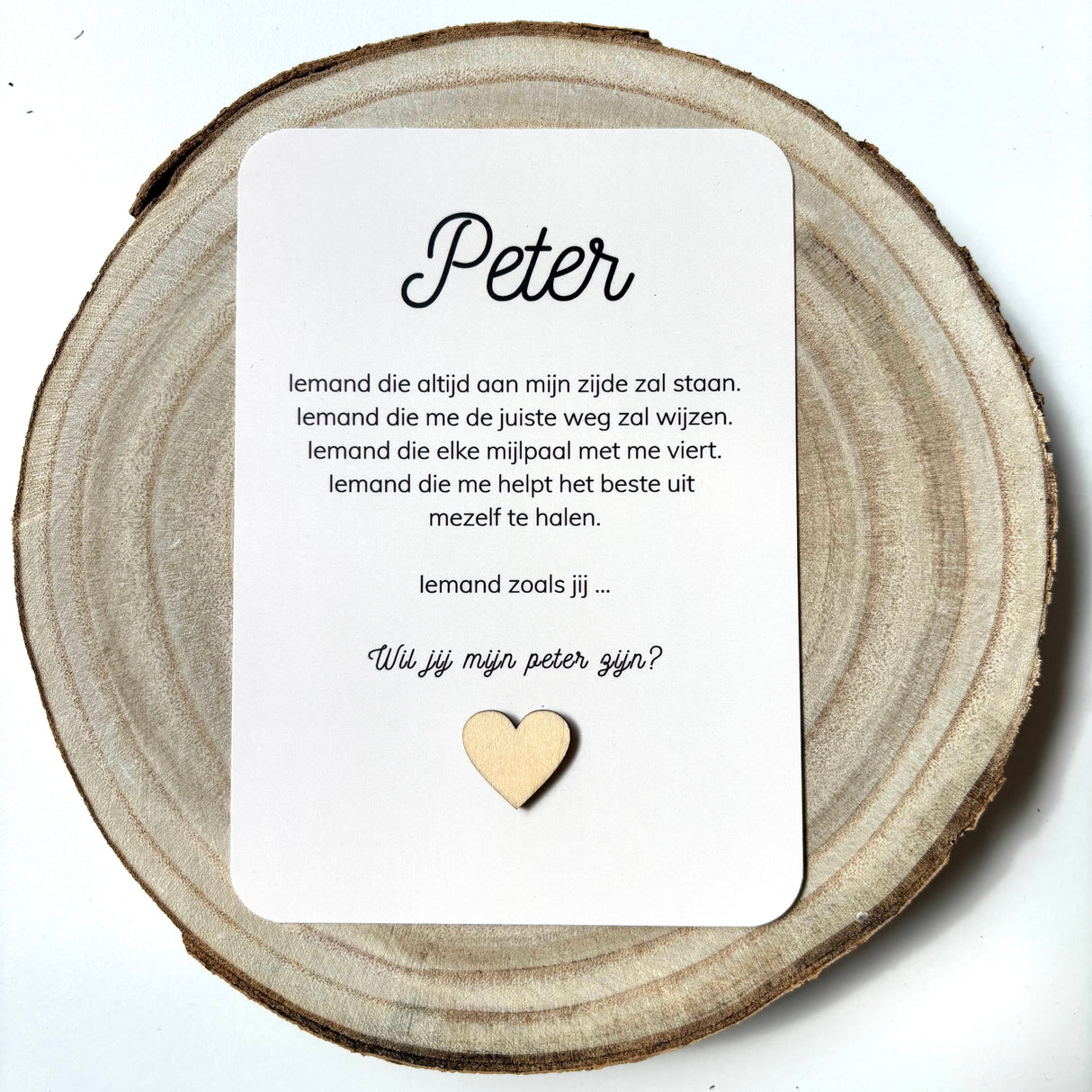 wenskaart wil jij mijn peter zijn