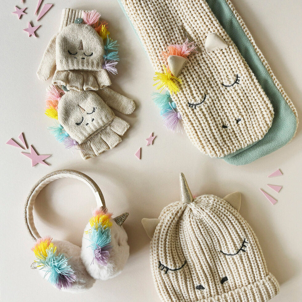 handschoenen unicorn eenhoorn wit kinderhandschoenen