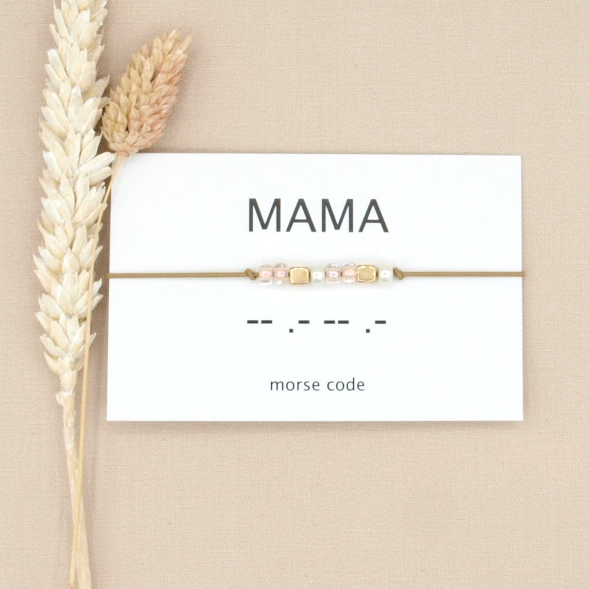 mama armband morse code