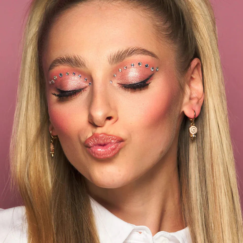 face diamonds strass steentjes gezichtsteentjes camille cent pur cent gezicht glitter