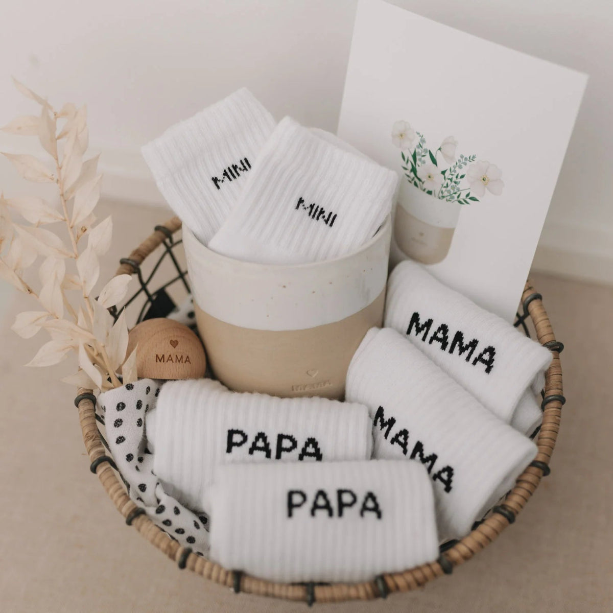 sokken wit zwart papa eulenschnitt