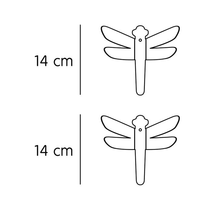 Dragon Fly Wall Hanger • 2 Stuks - HelloBaby.be