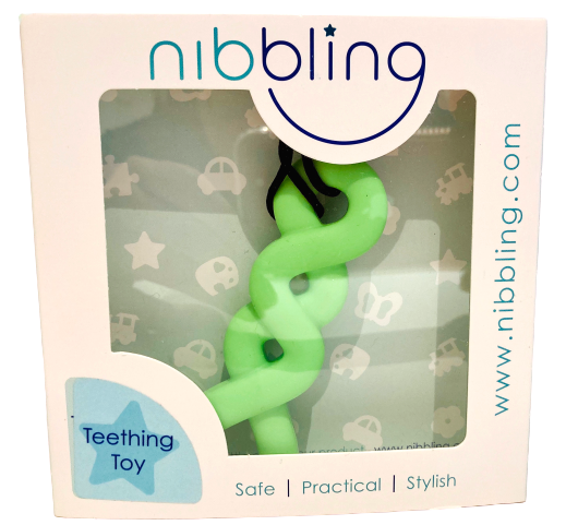 Nibbling bijtspeelgoed twist lime - HelloBaby.be