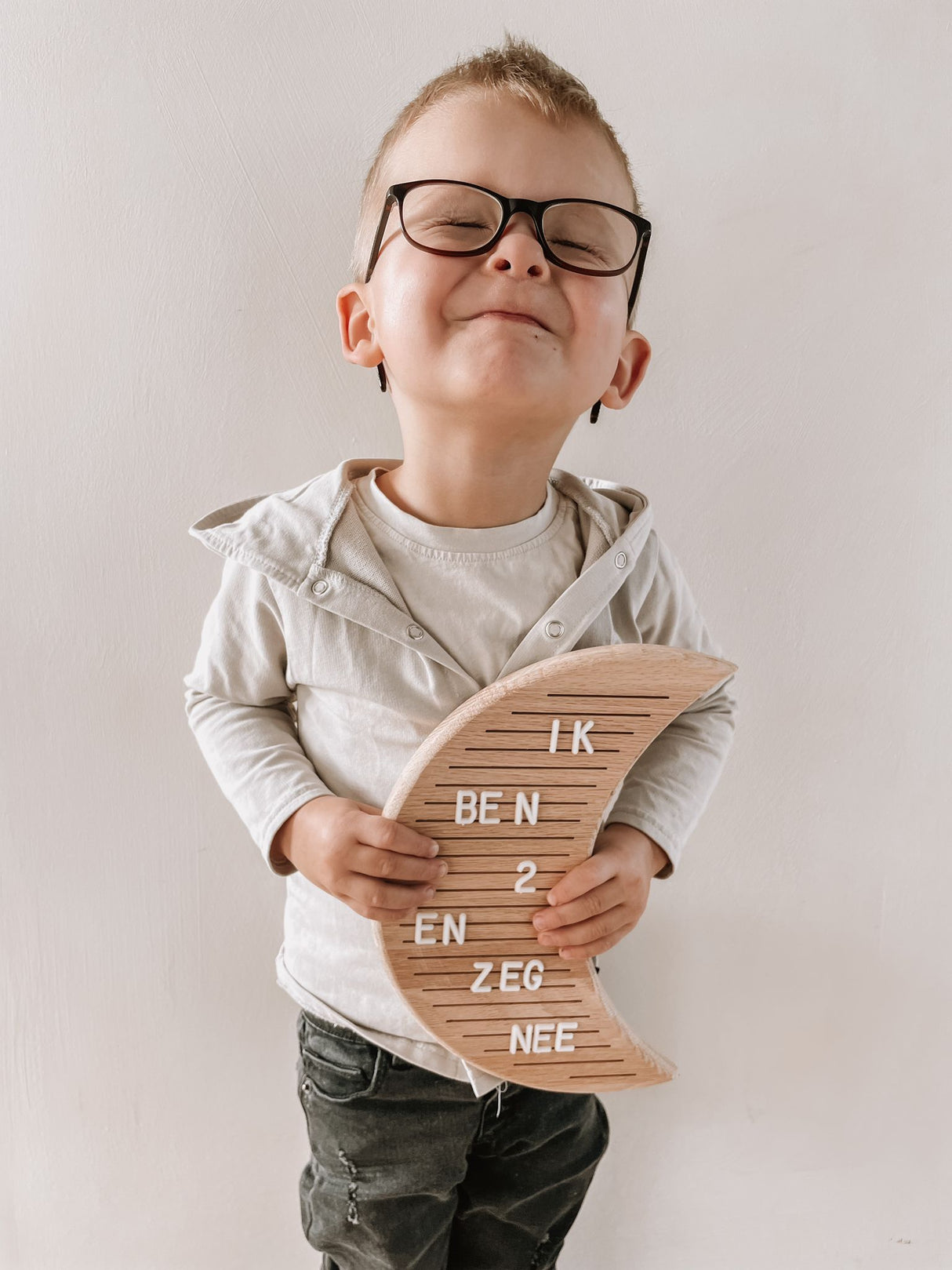 houten letterbord maan moon mijlpalenbord mijlpalen hout