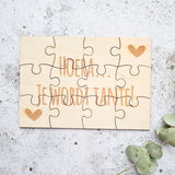 houten puzzel je wordt tante
