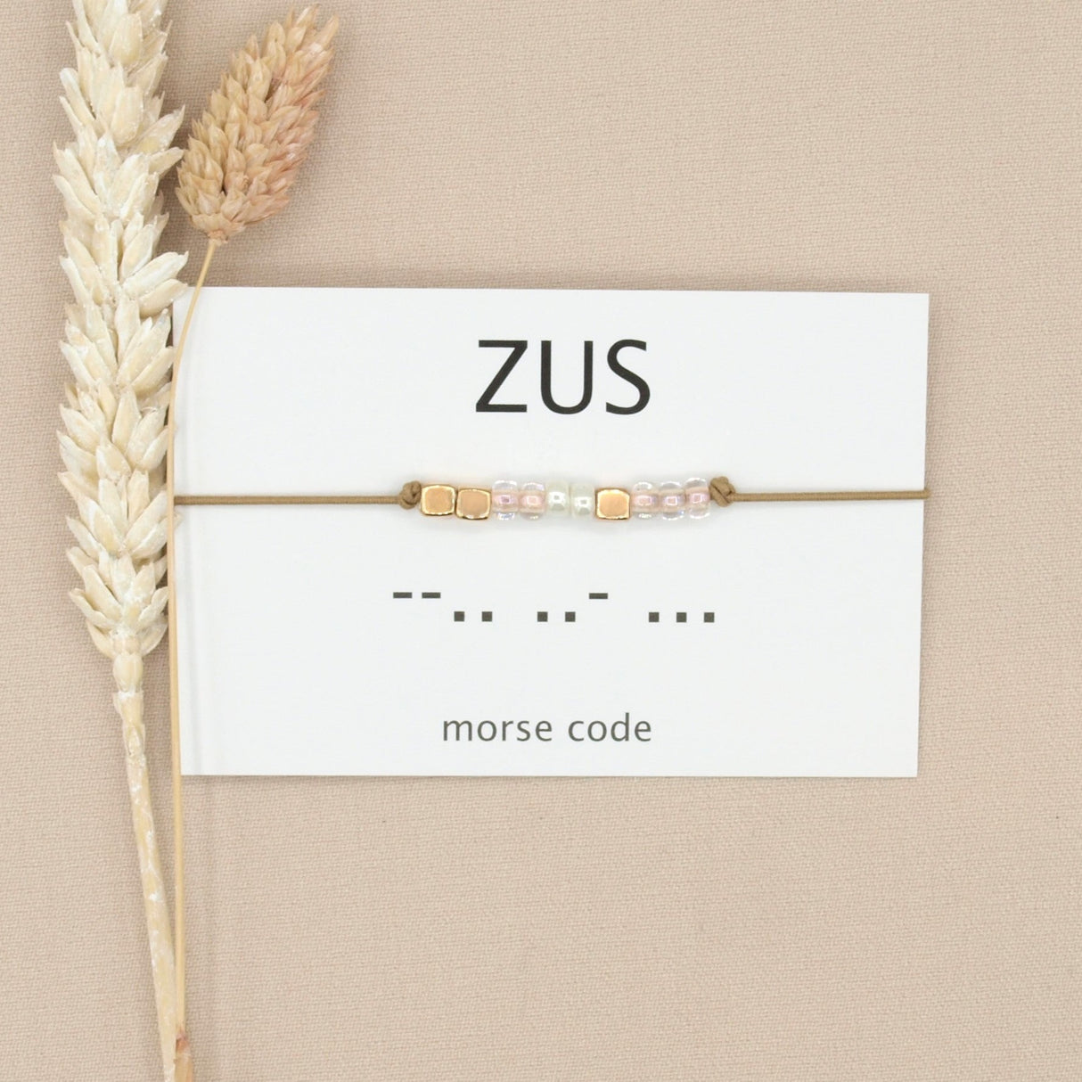 morse code armband zus