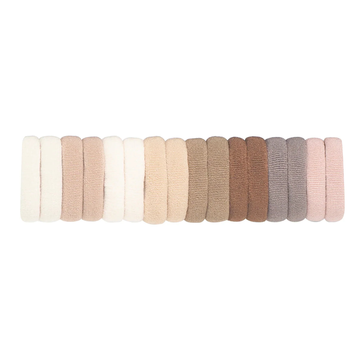Soft Haarelastiekjes • Neutraal (16 stuks)