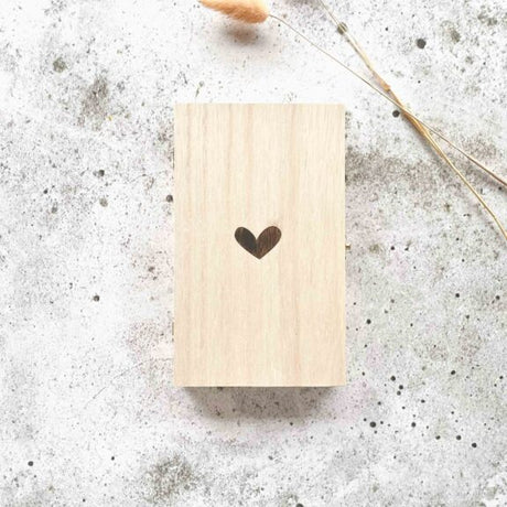 Houten Kistje • Mama Heeft Een Baby In Haar Buik