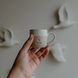 Espressokopje Met Oor Papa keramisch eulenschnitt