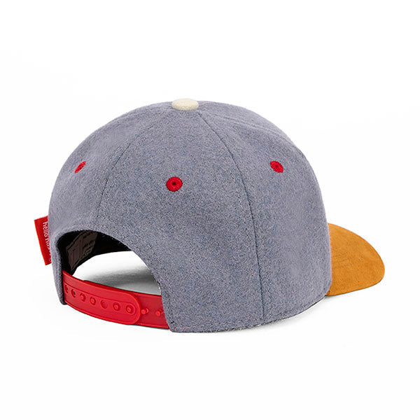 grijze kinderpet melton grey hello hossy