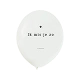 witte ballon ik mis je zo