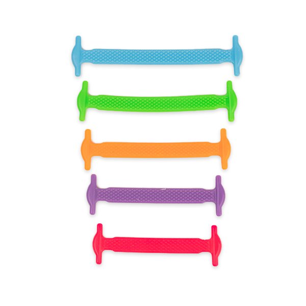 Elastische Veters • Veters Zonder Strikken • Regenboog