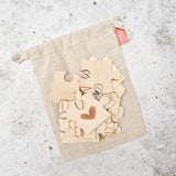 houten puzzel jullie worden oom en tante