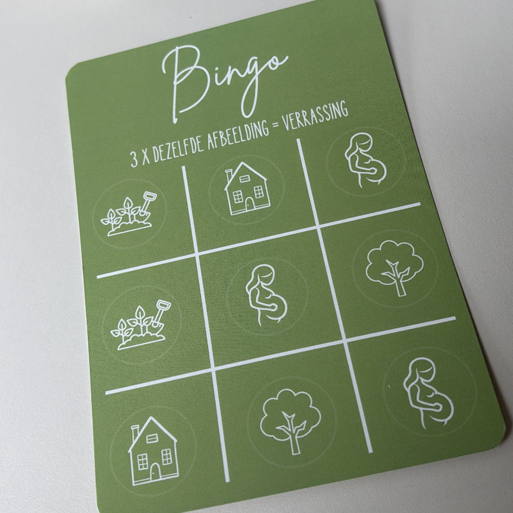 Bingo Kraskaart • Wij Zijn Zwanger