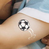 Inkt Pad + Inkt + Voetbal Tattoo • La Dot