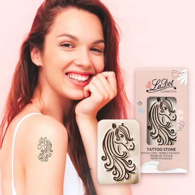 tattoo steen la dot cosmetics paard horse