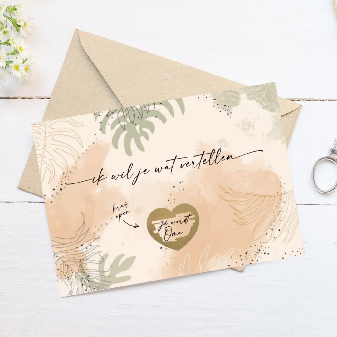 Kraskaart • Je Wordt Oma