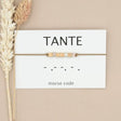 morse code armband tante