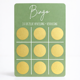 kraskaart bingo zwanger groen 