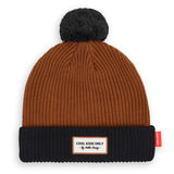 muts hello hossy pompon bruin zwart block blacky