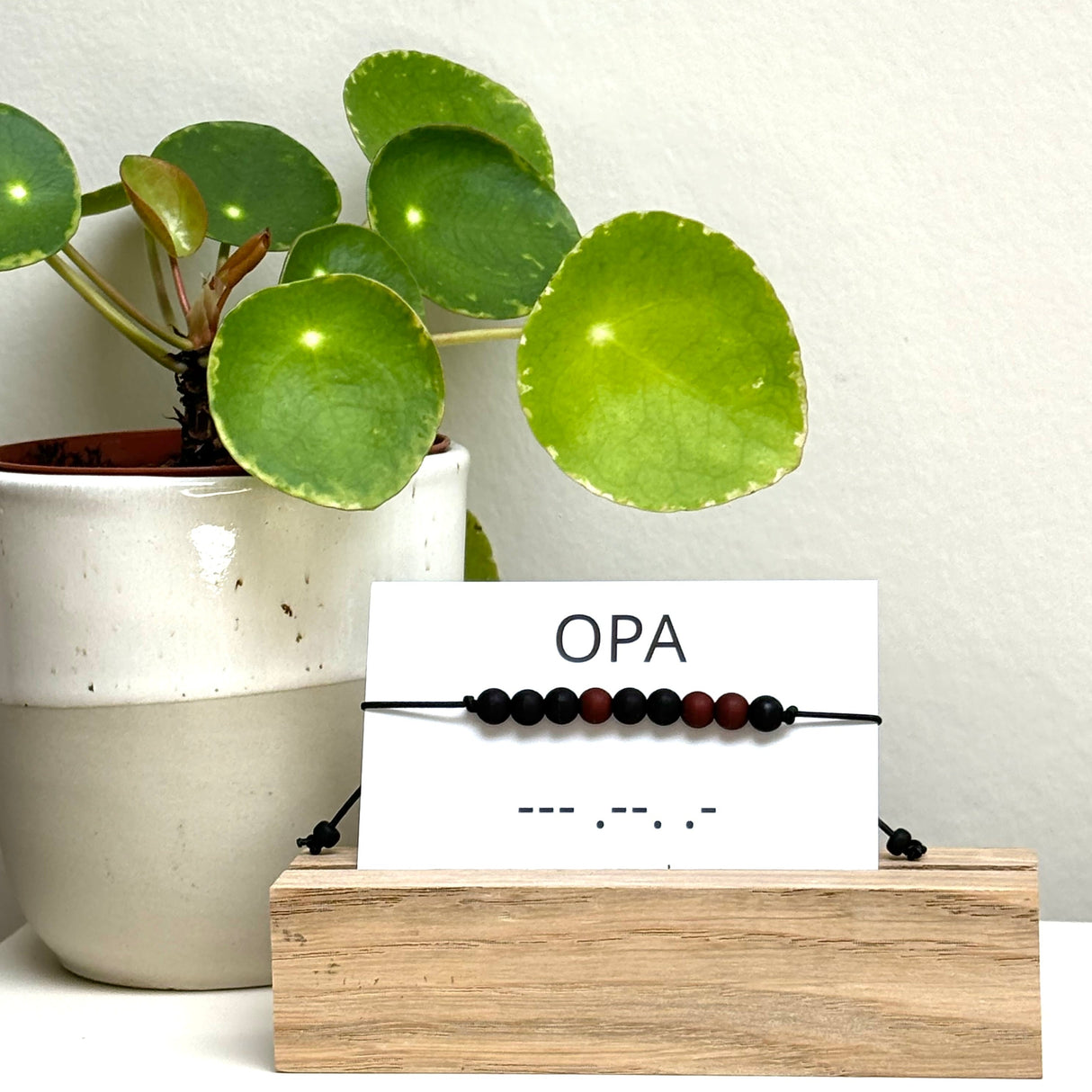 Opa Armband • Morse Code