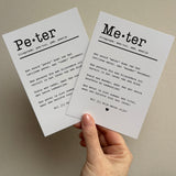 A6 Ansichtkaart • Meter