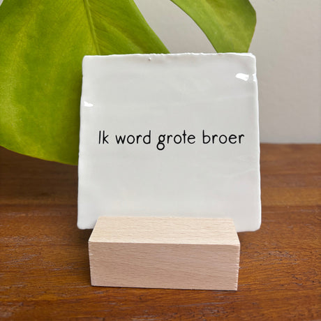 Tegeltje • Ik Word Grote Broer