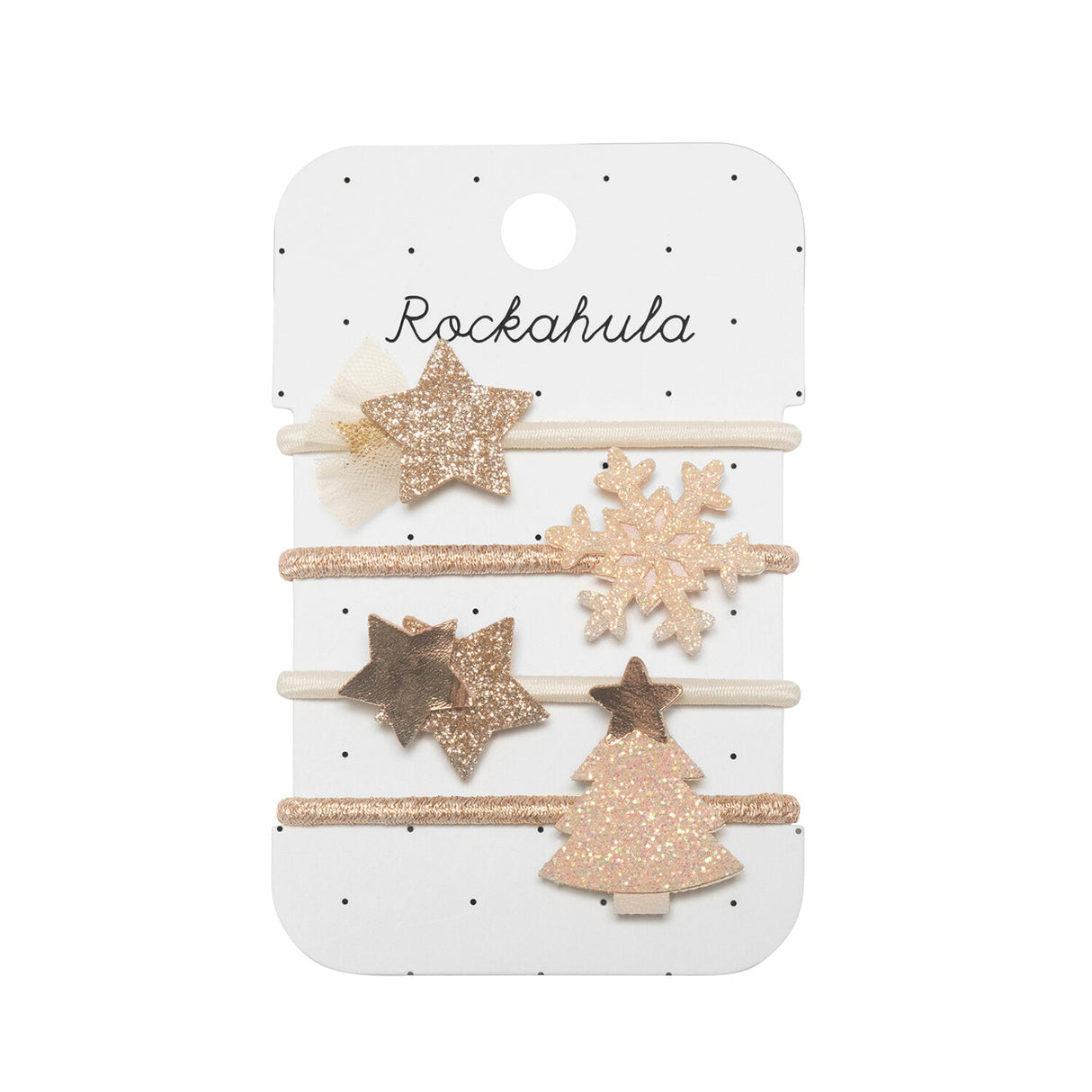 Haarelastieken • Kerst (4 stuks)
