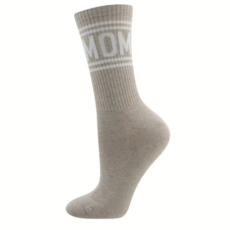 mama sokken mom sock ewers beige wit tennissokken
