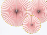 Papieren Waaiers • Roze (3 stuks)