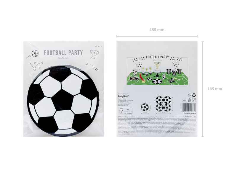 Servetten • Voetbal (20 stuks) - Helloboy