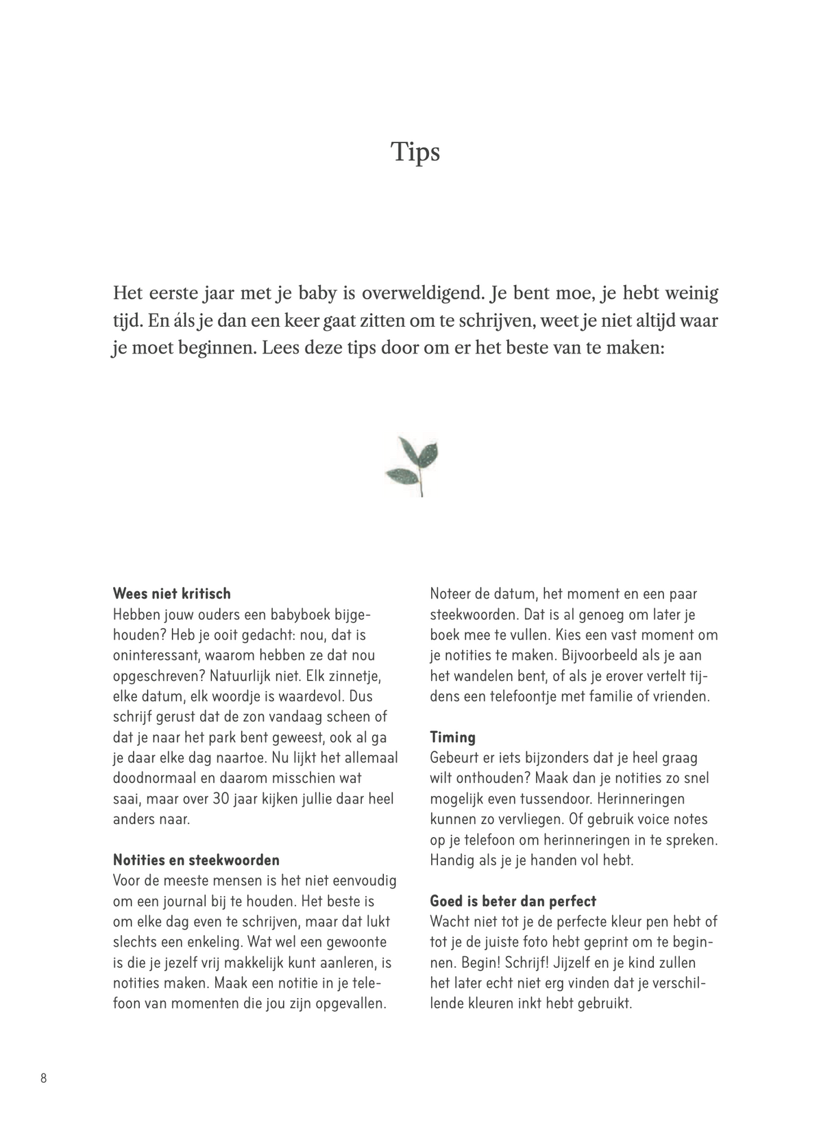 Invulboek • Milestone Baby Journal