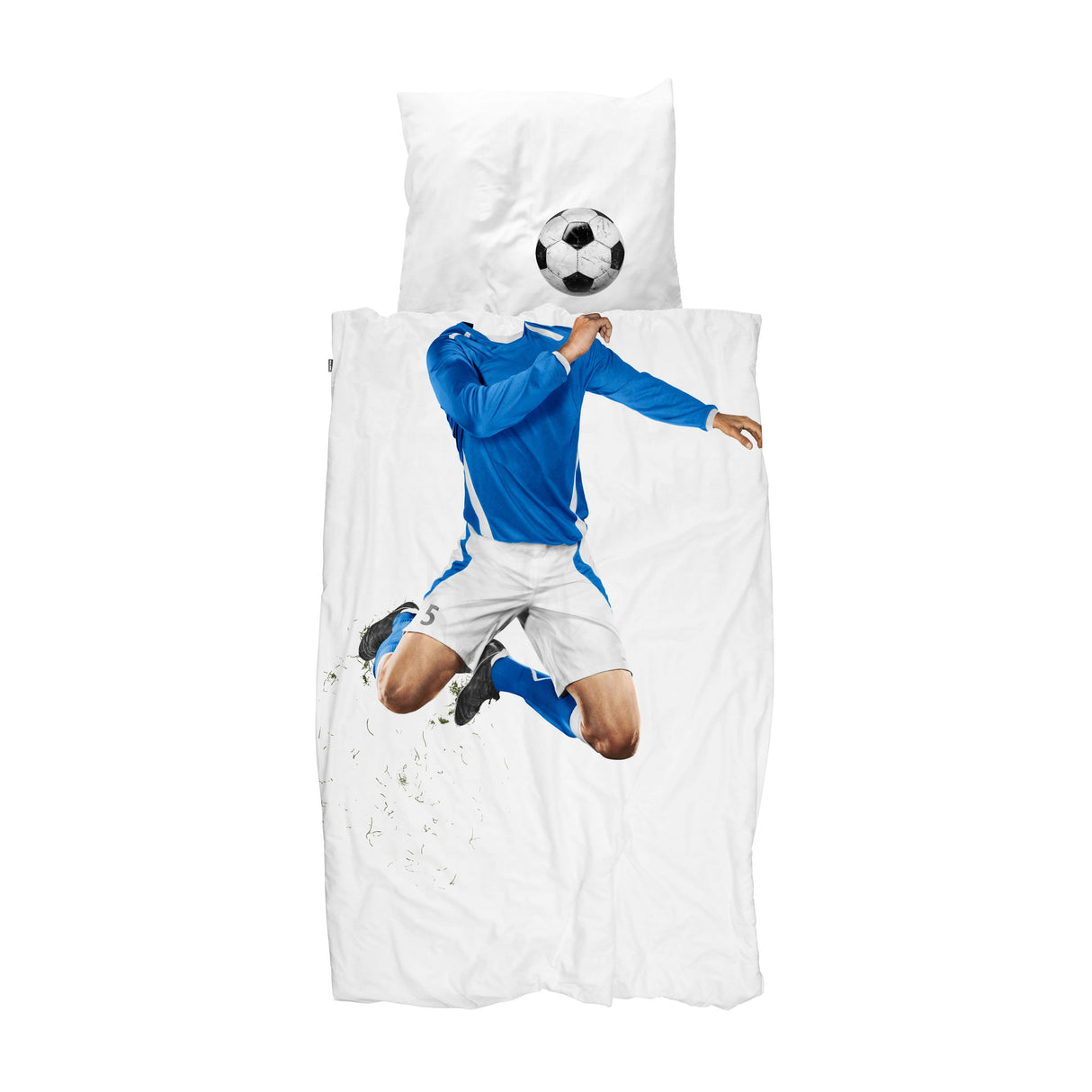 Dekbedovertrek snurk Soccer Champ Blue - Helloboy