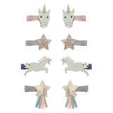 Eenhoorn Haarclips Mini (8 stuks)