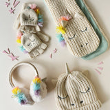 handschoenen unicorn eenhoorn wit kinderhandschoenen