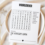 A6 Woordzoeker • Je Wordt Opa