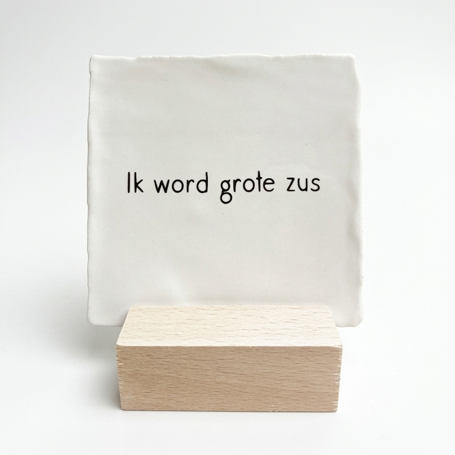tegeltje ik word grote zus