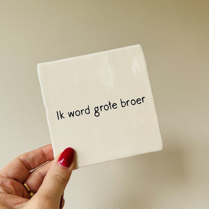 Tegeltje • Ik Word Grote Broer