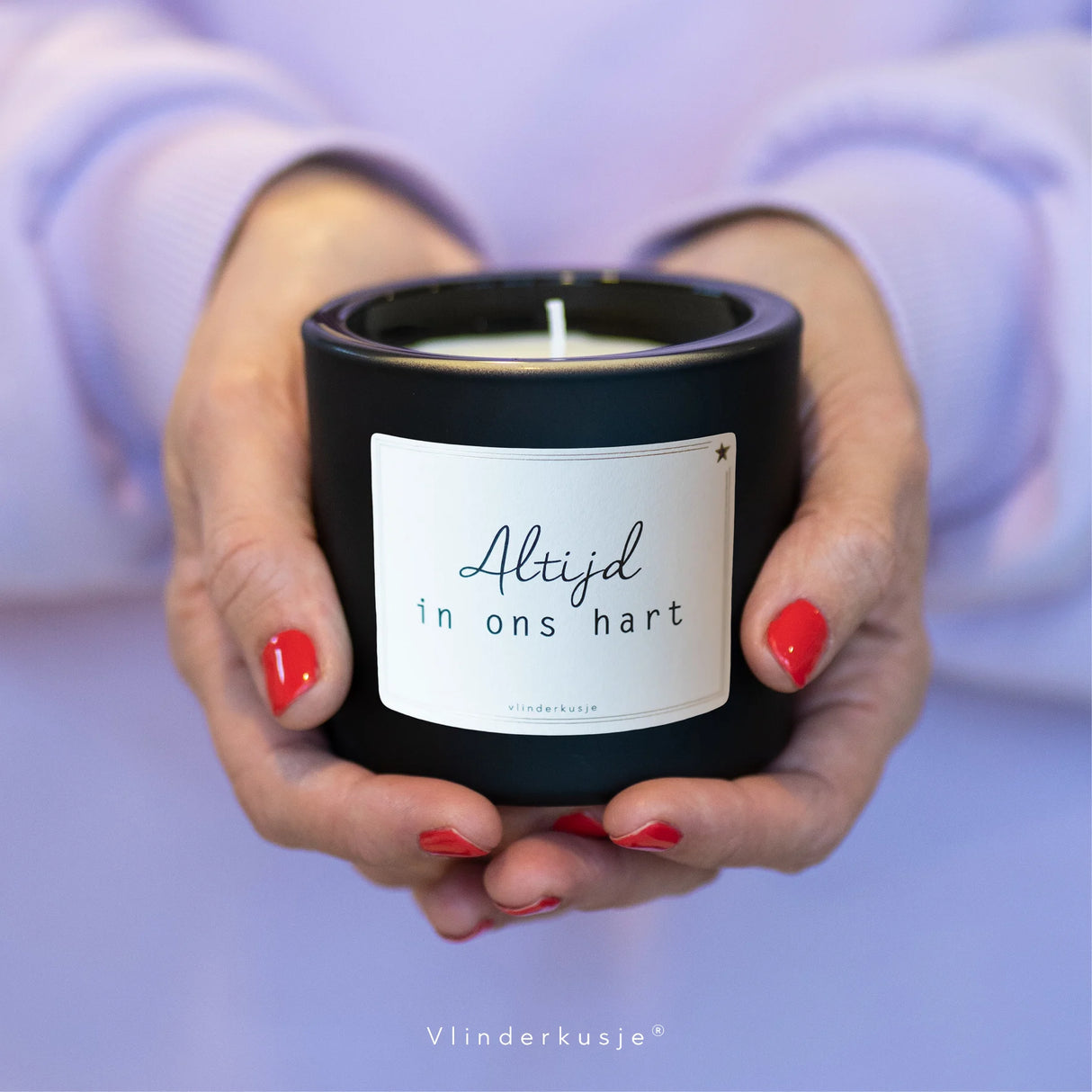 Zwarte Geurkaars • Altijd In Ons Hart