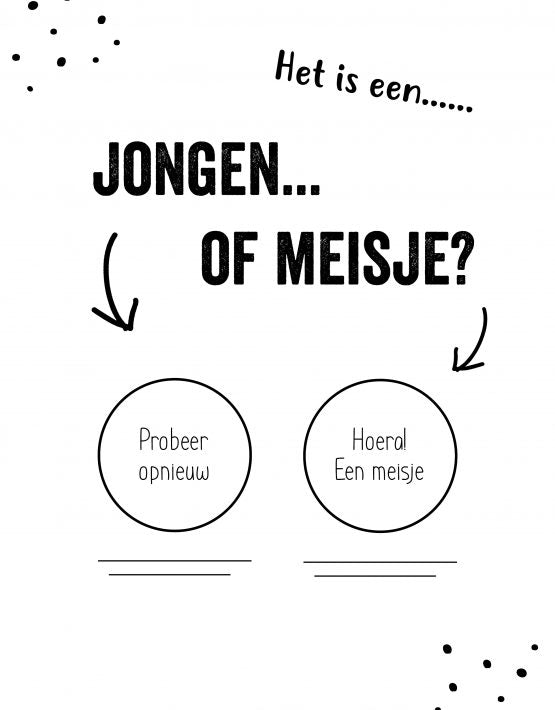 kraskaart meisje gender kraskaart het is een meisje