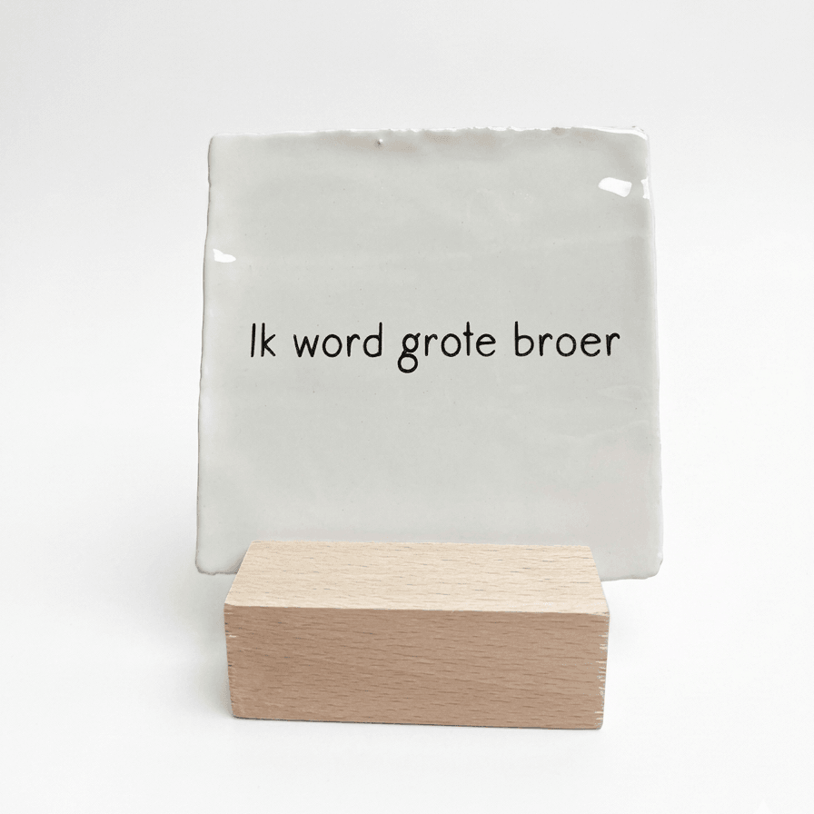 tegel ik word grote broer