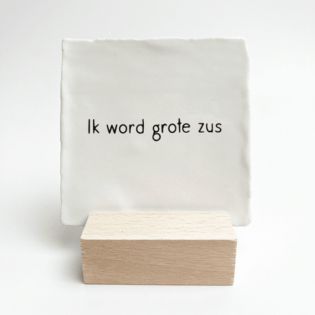 tegeltje ik word grote zus