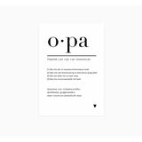 A6 Ansichtkaart • Opa