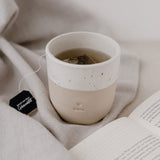 keramische mok koffiemok koffietas oma keramiek beige 