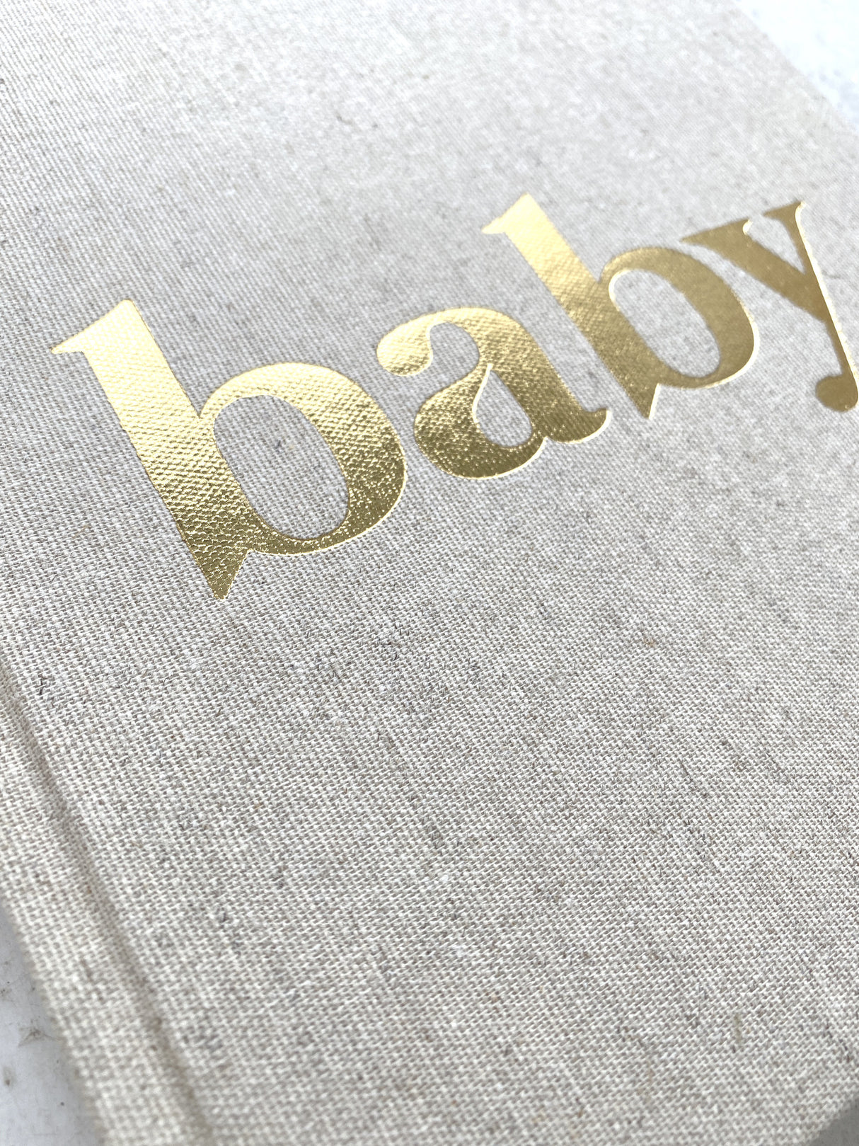 Invulboek Linnen • Baby