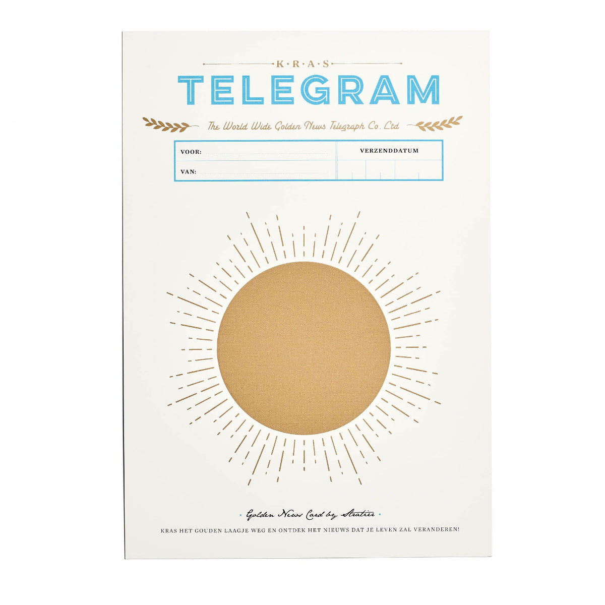 krastelegram wil  je mijn peter zijn kraskaart dieter coppens stratier