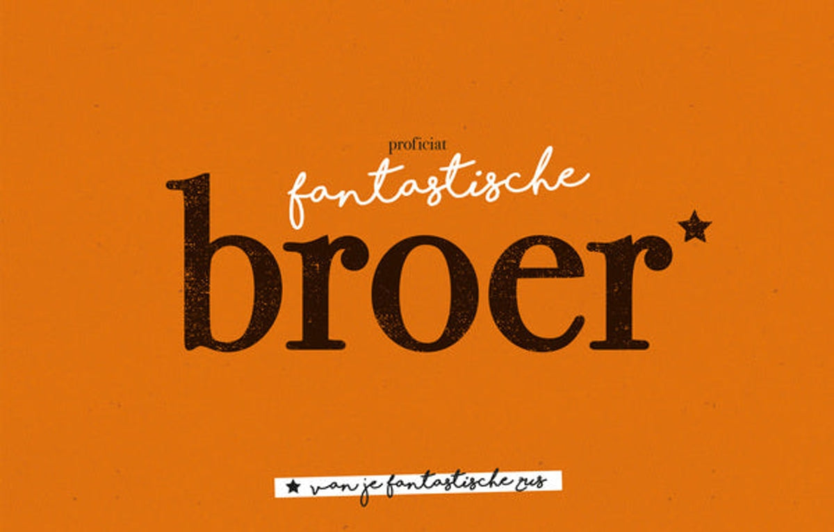 Wenskaart "proficiat fantastische broer" - HelloBaby.be